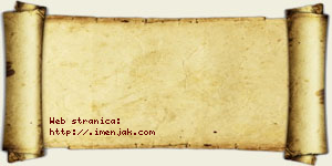 Isidor Stamenić vizit kartica